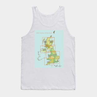 united kingdom aviation chart Tank Top